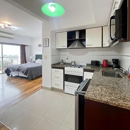 Cozy Studio On A High Floor With Panoramic Views In Villa Urquiza Buenos Aires Exterior photo