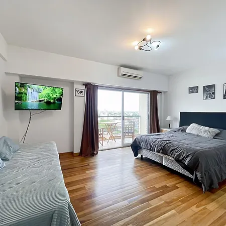 Cozy Studio On A High Floor With Panoramic Views In Villa Urquiza Buenos Aires Exterior photo
