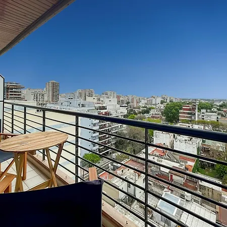 Cozy Studio On A High Floor With Panoramic Views In Villa Urquiza Buenos Aires Exterior photo